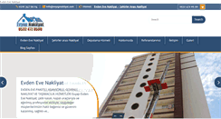 Desktop Screenshot of evyapnakliyat.com